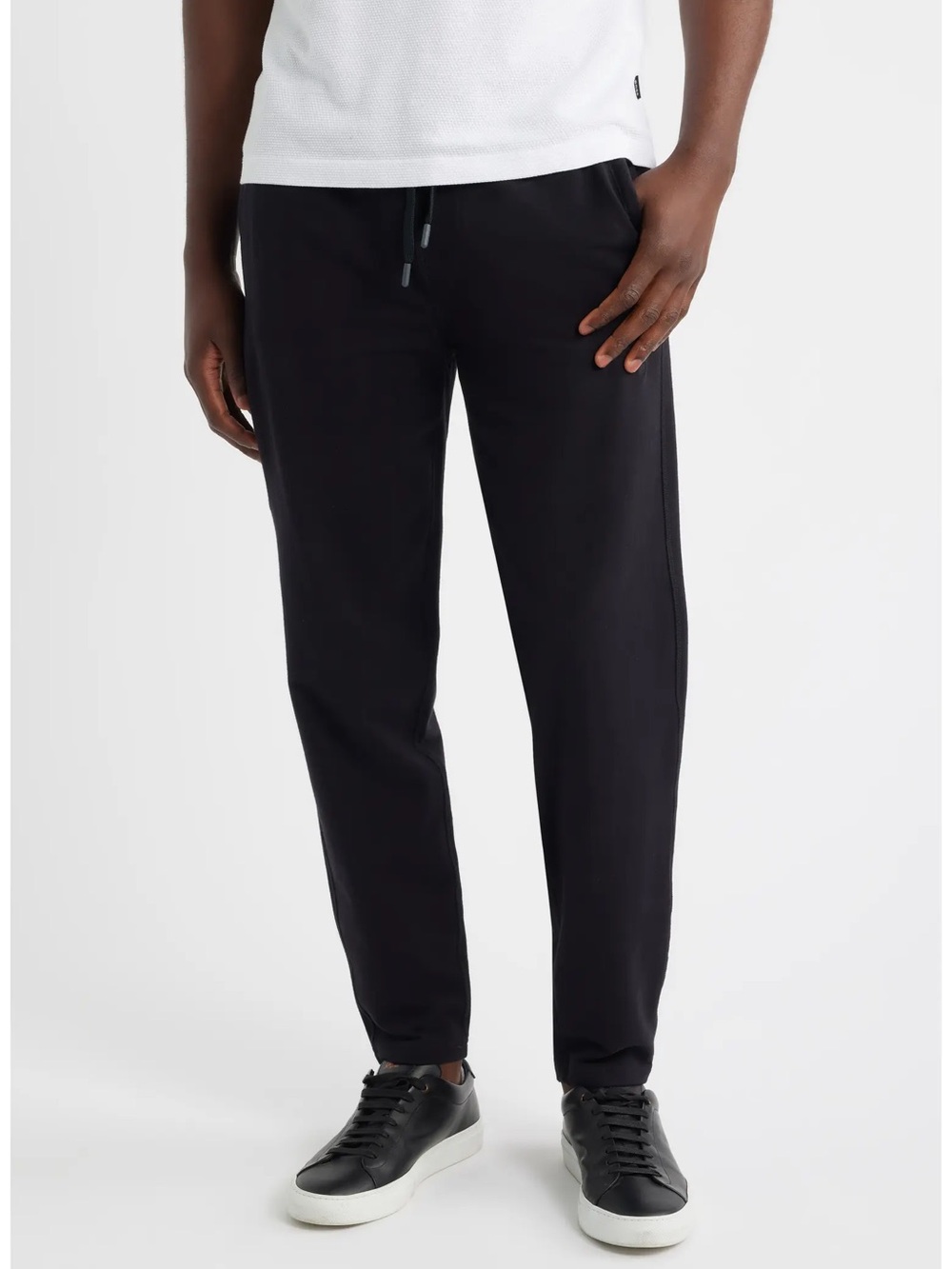 Mack Weldon Ace Sweatpants in True Black